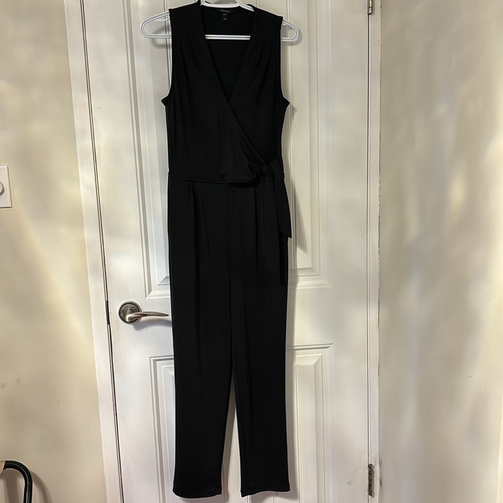 RW&CO black full length jumpsuit